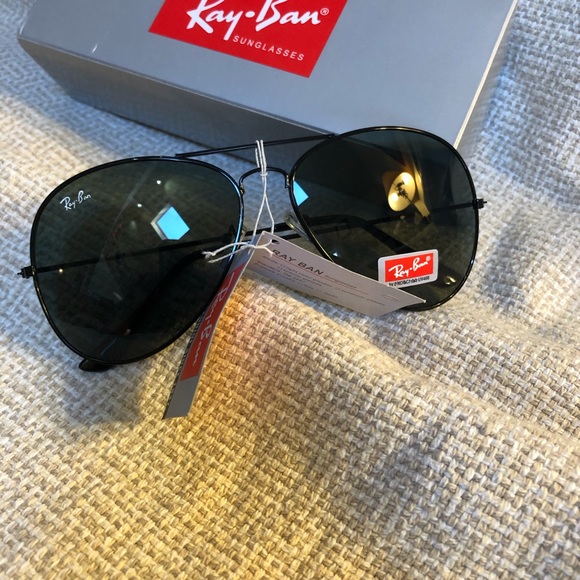 Original Ray Ban Aviators Blk frame - Picture 3 of 6